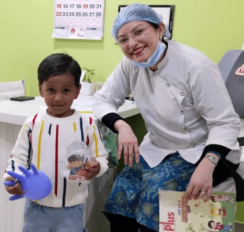 Friendly dental care for children