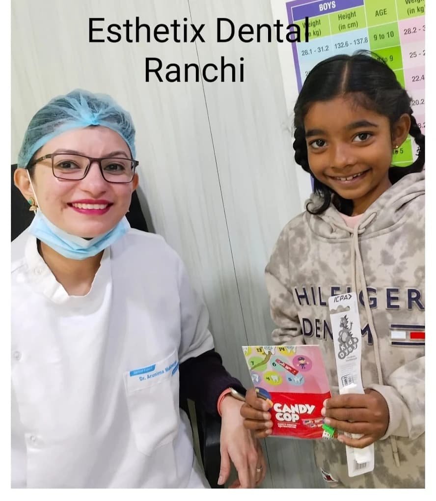 Smiling young patient after treatment